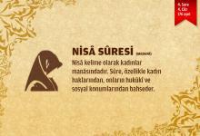 Nisa Suresi (4.Sure)