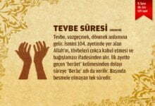 Tevbe Suresi (9.sure)