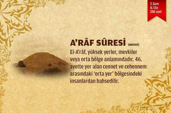 Araf Suresi (7.Sure)