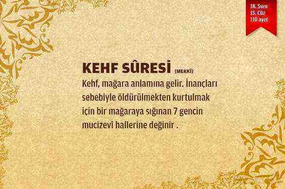 Kehf Suresi (18.sure)