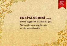 Enbiya Suresi (21.sure)