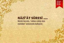 Naziat Suresi (79.sure)