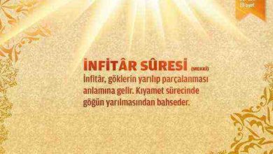 İnfitar Suresi (82.sure)