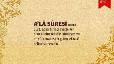 Ala Suresi (87.sure)