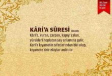 Karia Suresi (101.sure)