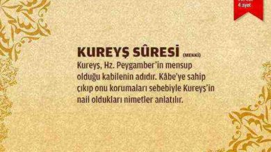 kureyş suresi