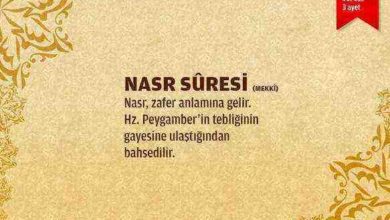 Nasr Suresi (110.sure)