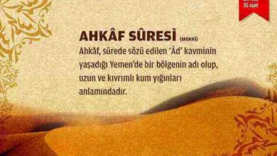 Ahkaf Suresi