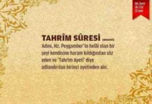 Tahrim Suresi