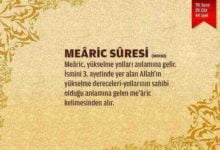 Mearic Suresi (70.sure)