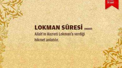 Lokman Suresi (31.sure)