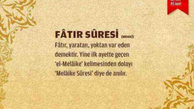 Fatır Suresi