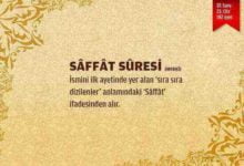 Saffat Suresi