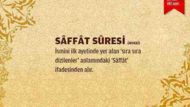 Saffat Suresi