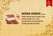 Maide Suresi (5.Sure)